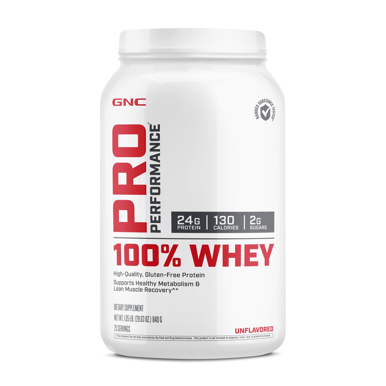 Protein Powder 100% Whey Pa shije (25 racione)