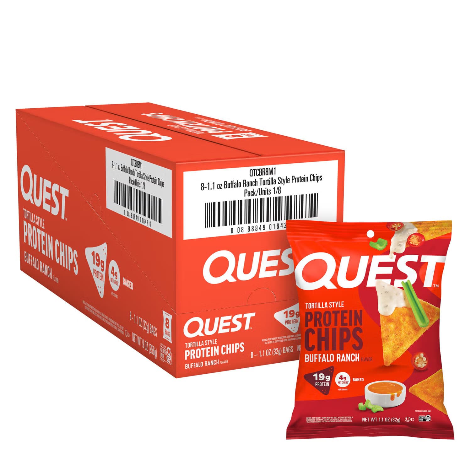 Tortilla Style Protein Chips - Buffalo Ranch