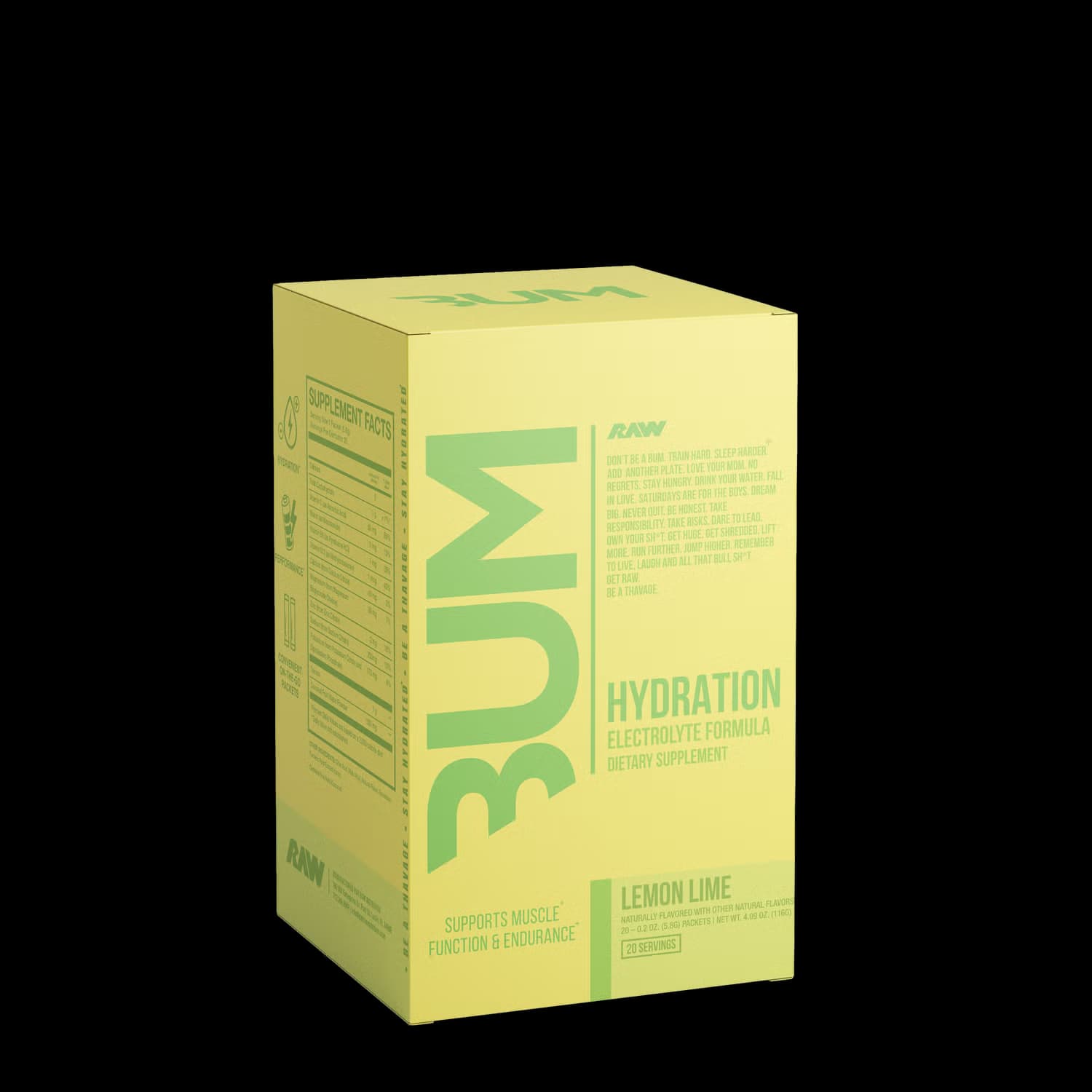 Hydration Electrolyte Formula - Lemon Lime